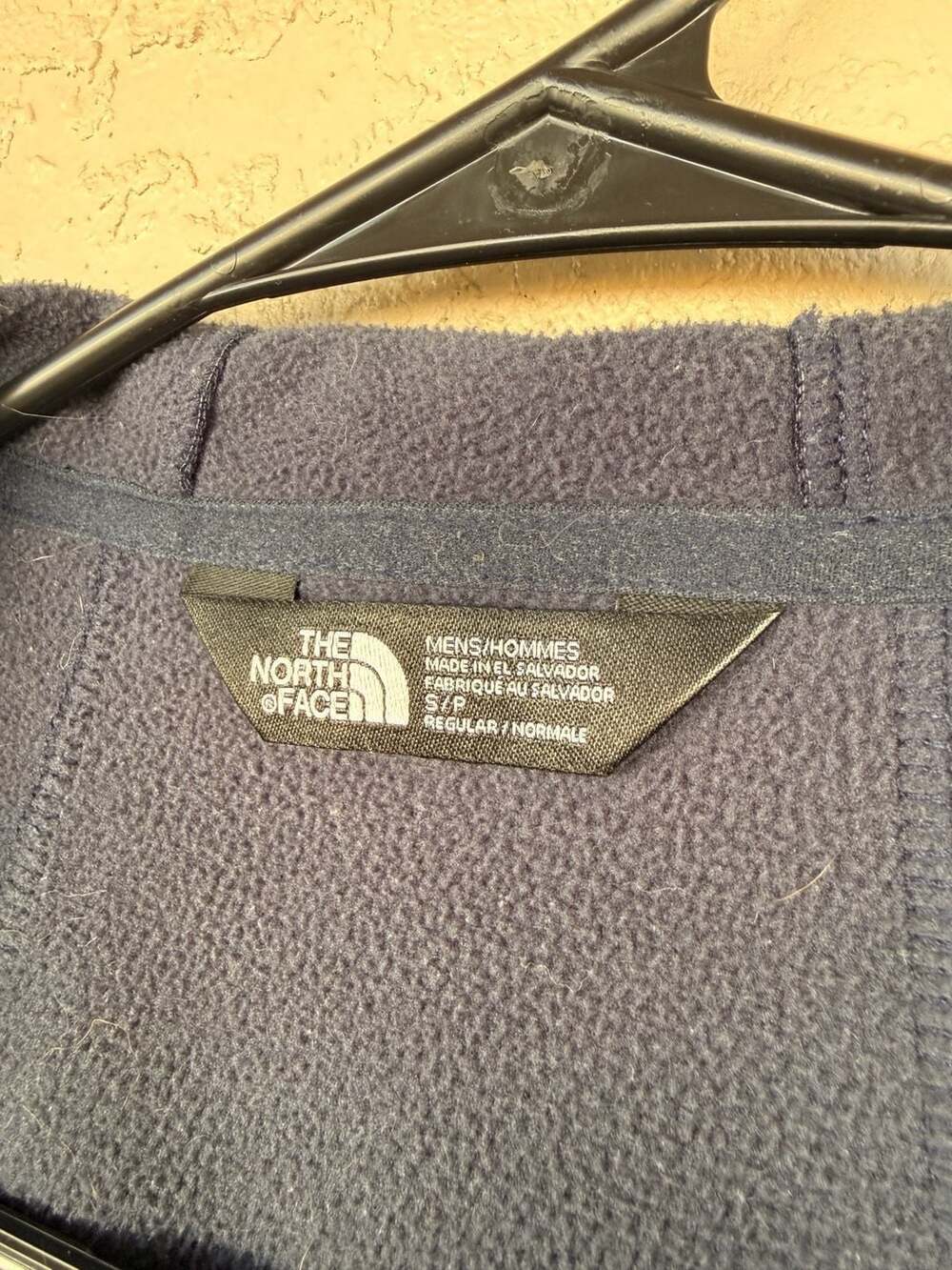 The North Face Softshell Hoodie Jacket, Men's Size S — Blue/Navy Windproof - Picture 3 of 5